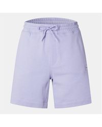 BOSS - Mid-Length Elasticated Drawstring Fleece Shorts - Lyst