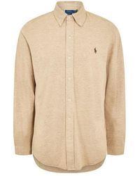 Polo Ralph Lauren - Slim Fit Button-Down Plain Shirt - Lyst
