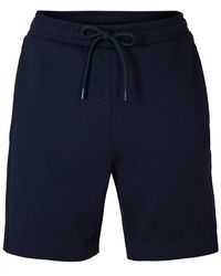 BOSS - Soft Fleece Drawstring Shorts - Lyst