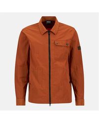 Barbour - Inline Cotton Long Sleeve Overshirt - Lyst