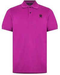 Belstaff - Short Sleeve Polo Shirt - Lyst