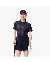 Lacoste - Regular Fit Uv Protect Golf Polo Shirt - Lyst