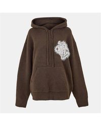 The Couture Club - Fluffy Knitted Hoodie - Lyst
