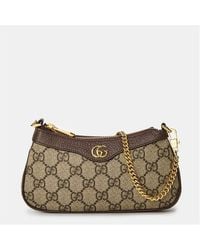 Gucci - Ophidia Canvas Mini Bag - Lyst