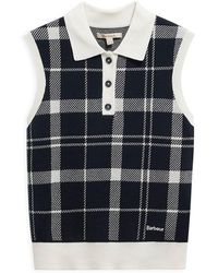 Barbour - Knitted Short Sleeve Polo Shirt - Lyst