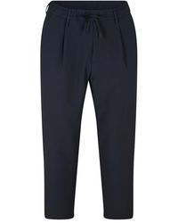 BOSS - T Convert-Pleat Straight Leg Trousers - Lyst
