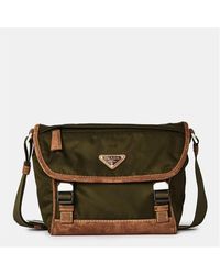 Prada - Nylon Cross Body Bags - Lyst