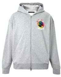 PRETTY BOY UGLY WORLD - The Cotton Long Sleeve Zip Overhead Hoodie - Lyst