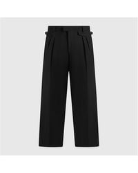 Manière De Voir - Relaxed Fit Pleated Tailored Trousers - Lyst