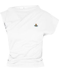 Vivienne Westwood - Logo Cotton Hebo Top T-Shirt - Lyst
