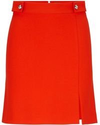 BOSS - Vestena Midi Skirt - Lyst