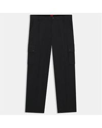 HUGO - Relaxed Fit Trousers - Lyst