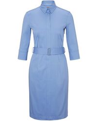 BOSS - Daliri1 Wrap Dress - Lyst