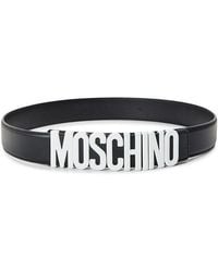 Moschino - Leather Belt - Lyst