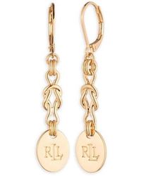 Ralph Lauren - Lauren Ralph Lauren Knot Drop Earrings - Lyst
