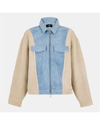 Represent - Tailored Fit Denim Jacket - Lyst