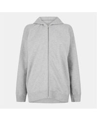 Ganni - Teddy Zip Hoodie - Lyst