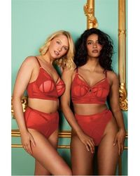 Playful Promises - Eddie Ruby Crossover Balconette Bra - Lyst