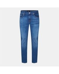 7 For All Mankind - Classic Straight Leg Jeans - Lyst