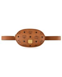 MCM Essential Original Visetos Belt Bag - Brown