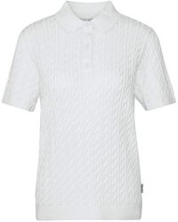Barbour - Hartland Short Sleeve Polo Neck Jumper - Lyst