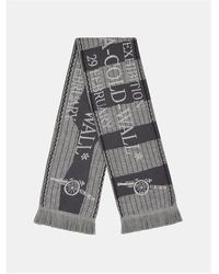 Aries Arsenal Bust Logo Scarf in White for Men | Lyst UK