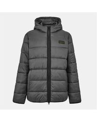 Barbour - Bobber Quilted Fixed Hood Short Puffer Jacket - Lyst