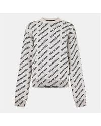 Balenciaga - Logo Sweater - Lyst