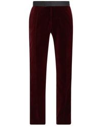 BOSS - Genius Tux Cotton Slim Fit Suit Trousers - Lyst