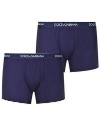 Dolce & Gabbana - Two Pack Stretch Cotton Boxers - Lyst