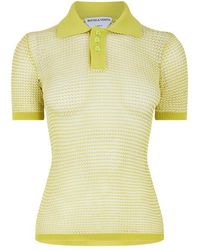 Bottega Veneta - Short Sleeve Polo Shirt - Lyst
