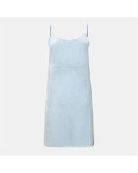 Prada - Velvet Slip Dress - Lyst