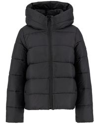 Barbour - Olivios Hooded Long Sleeve Full Zip Short Puffer Jacket - Lyst