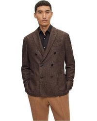 BOSS - Heston Tailored Fit Formal Jacket - Lyst