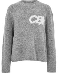 Cole Buxton - Star Knitted Crew Neck Jumper - Lyst