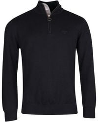 Barbour - Cotton Half-zip Jumper - Lyst