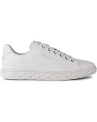 Jimmy Choo - Diamond Light Leather Sneakers - Lyst