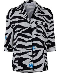 Off-White c/o Virgil Abloh - Zebra Pyjama Shirt - Lyst