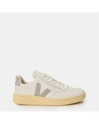Veja - V Leather Court Trainers - Lyst