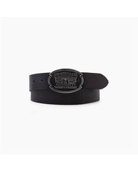 Levi's - Billy Plaque Leather Belt - Lyst