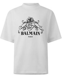 Balmain - Vine Tee Sn64 - Lyst