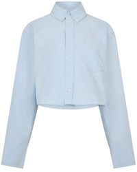 Ami Paris - Stripe Long Sleeve Shirt - Lyst