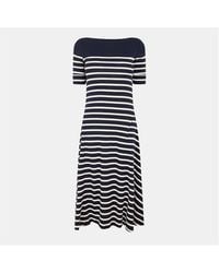 Ralph Lauren - Munzie Real Leather A Line Dress - Lyst