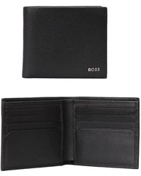 BOSS - Highway Grained Leather 8 Card Wallet - Lyst