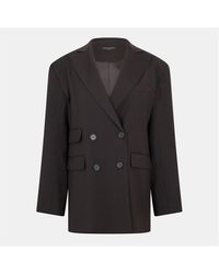 Naked Wardrobe - Boyfriend Oversized Long Sleeve Blazer - Lyst