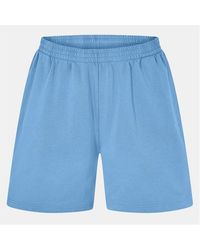 Balenciaga - Plush Fleece Jogger Shorts - Lyst