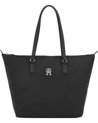 Tommy Hilfiger - Th Monogram Plaque Tote Bag - Lyst