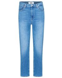 PAIGE - Stella Crop Jeans - Lyst