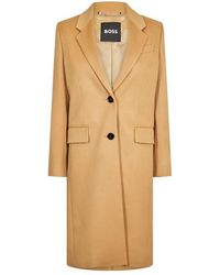 BOSS - Catara 10244030 01 Overcoat - Lyst