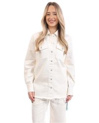 Off-White c/o Virgil Abloh - Corporate Long Sleeve Shirt - Lyst